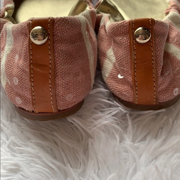 Coach Addy Starfish stripe ballet flats - Picture 4 of 7